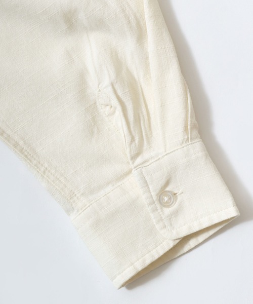 POWER TO THE PEOPLE(パワートゥーザピープル)の「2026SS POWER TO THE PEOPLE/パワートゥザピープル オーバーサイズ チベタンタイガー バック刺繍 長袖シャツ(シャツ/ブラウス・メンズ・アイボリー/ブラック・M/L/LL)」の9枚目の写真