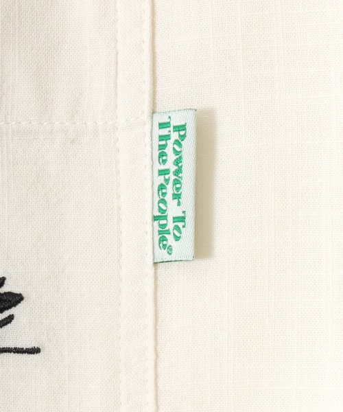 POWER TO THE PEOPLE(パワートゥーザピープル)の「2026SS POWER TO THE PEOPLE/パワートゥザピープル オーバーサイズ チベタンタイガー バック刺繍 長袖シャツ(シャツ/ブラウス・メンズ・アイボリー/ブラック・M/L/LL)」の13枚目の写真