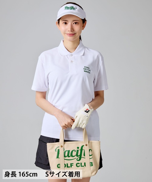 Pacific GOLF CLUB(パシフィックゴルフクラブ)の「【WOMEN】CUP & SURFER POLO SHIRT(ポロシャツ・レディース・Olive/Black/White・S/XS)」の15枚目の写真