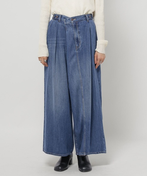 NKJ 2026SS] リメイクバギーデニムパンツ（デニムパンツ）｜niko and