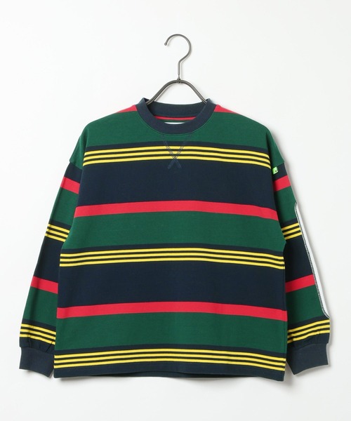 GEORGE'S（ジョージズ）の「【KIDS】ボーダーロゴロンＴ（Tシャツ/カットソー・キッズ・ブルー/グリーン・150cm/130cm/110cm）」の15枚目の写真