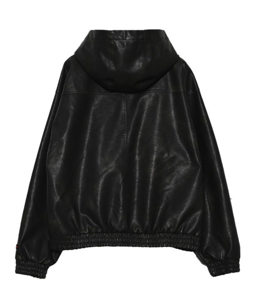 FUBU（ フブ）の「FUBU-Faux Leather Short Hooded Jacket（その他アウター・メンズ・ブラック・L/M）」の10枚目の写真