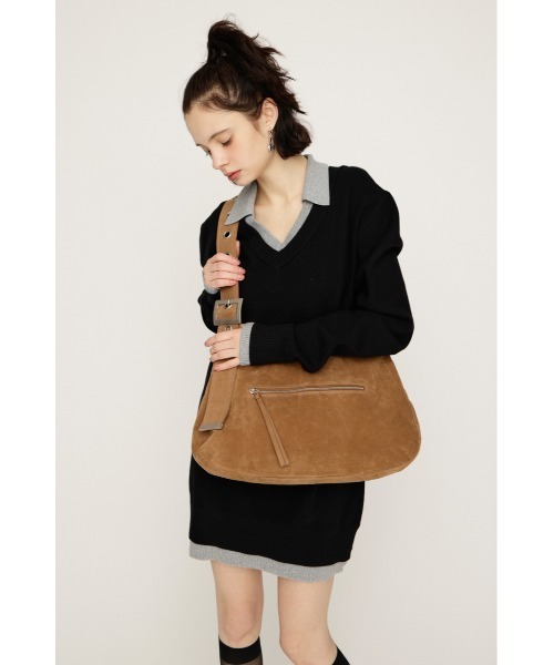 SLY（スライ）の「【WEB限定】EYELET DETAIL SHOULDER BAGLIMITED ITEM アイレットディティール ショルダーバッグ（ショルダーバッグ・レディース・ブラック/ベージュ・FREE）」の18枚目の写真