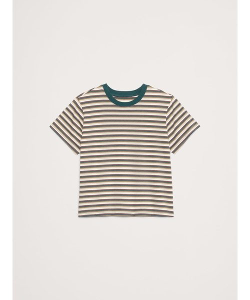 Banana Republic(バナナリパブリック)の「ヴィンテージ コットン クルーネックTシャツ(Tシャツ/カットソー・レディース・ホワイト/ブラック/マルチ/ブルー・L/M/S/XS)」の6枚目の写真