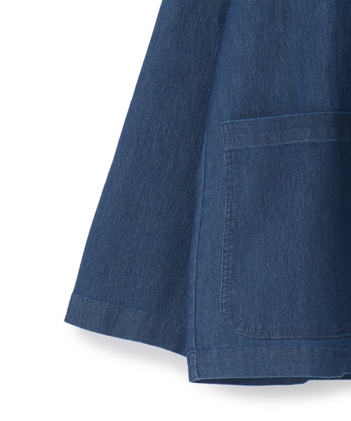 UNION STATION（ユニオンステーション）の「メッシュデニムジャケット〈ストレッチ・軽量・ハンドウォッシャブル・通気性〉（デニムジャケット・メンズ・ブラック/ネイビー・M/S/L）」の8枚目の写真