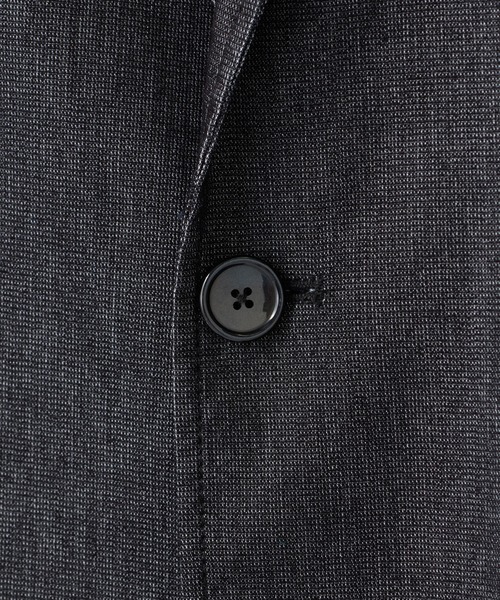 UNION STATION（ユニオンステーション）の「メッシュデニムジャケット〈ストレッチ・軽量・ハンドウォッシャブル・通気性〉（デニムジャケット・メンズ・ブラック/ネイビー・M/S/L）」の3枚目の写真