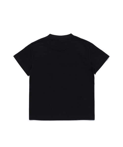 COSO（コソ）の「(w)フラワークロップTシャツ(BLACK)（Tシャツ/カットソー・レディース・ブラック・M/S）」の2枚目の写真