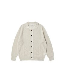 WORTHWHILE MOVEMENT（ワースワイルムーブメント）の「ペーパーカラーガーディガン（ライトベージュ）（ニット/セーター）」