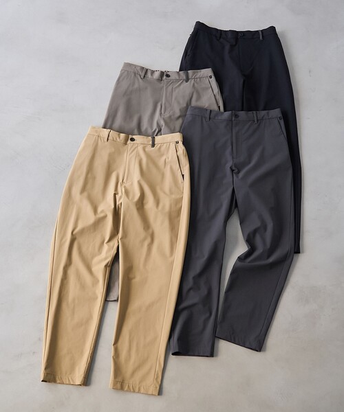 coen（コーエン）の「ストレッチテックナイロンレギュラーパンツ【ストレッチ、撥水、耐摩耗性、UVカット】（スラックス・メンズ・ブラック/ダークグレー/ベージュ/オリーブ・S/M/L/XL）」の15枚目の写真