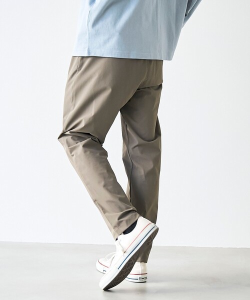 coen（コーエン）の「ストレッチテックナイロンレギュラーパンツ【ストレッチ、撥水、耐摩耗性、UVカット】（スラックス・メンズ・ブラック/ダークグレー/ベージュ/オリーブ・S/M/L/XL）」の10枚目の写真