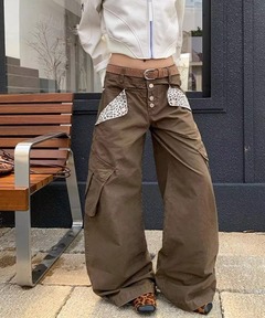 MIHARA YASUHIRO/ミハラヤスヒロ】C/R SATIN CARGO PANTS/サテンカーゴ