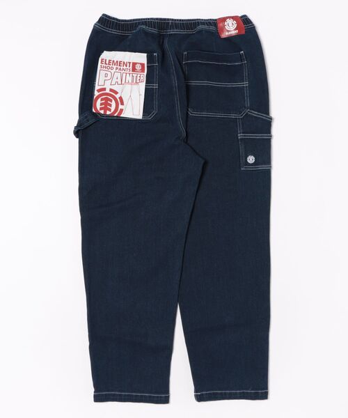 ELEMENT(エレメント)の「ELEMENT/エレメント SHOD PANTS PAINT ロンパン BG021702(その他パンツ・メンズ・スミクロ/ライトインディゴブルー/ダークインディゴブルー・XL/L/M)」の17枚目の写真