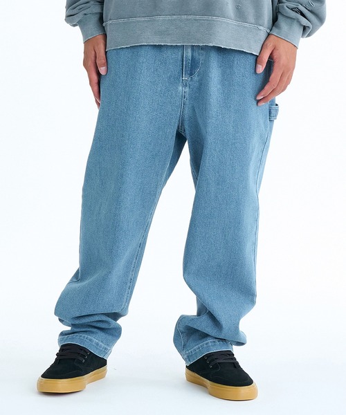ELEMENT(エレメント)の「ELEMENT/エレメント SHOD PANTS PAINT ロンパン BG021702(その他パンツ・メンズ・スミクロ/ライトインディゴブルー/ダークインディゴブルー・XL/L/M)」の3枚目の写真