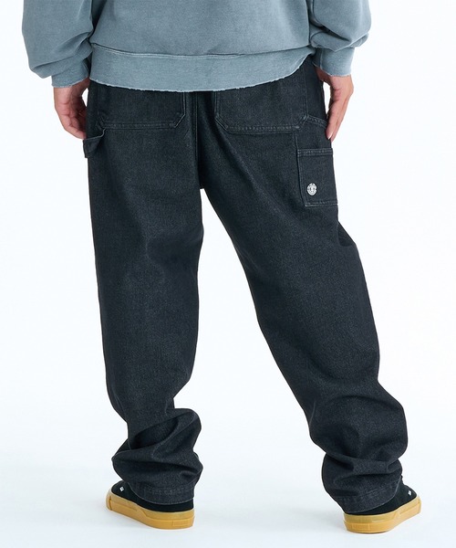 ELEMENT(エレメント)の「ELEMENT/エレメント SHOD PANTS PAINT ロンパン BG021702(その他パンツ・メンズ・スミクロ/ライトインディゴブルー/ダークインディゴブルー・XL/L/M)」の7枚目の写真