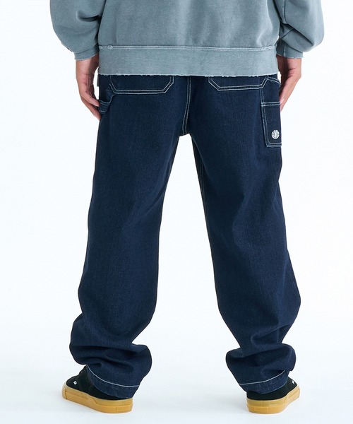 ELEMENT(エレメント)の「ELEMENT/エレメント SHOD PANTS PAINT ロンパン BG021702(その他パンツ・メンズ・スミクロ/ライトインディゴブルー/ダークインディゴブルー・XL/L/M)」の8枚目の写真