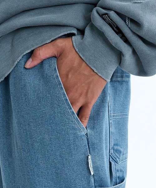 ELEMENT(エレメント)の「ELEMENT/エレメント SHOD PANTS PAINT ロンパン BG021702(その他パンツ・メンズ・スミクロ/ライトインディゴブルー/ダークインディゴブルー・XL/L/M)」の12枚目の写真