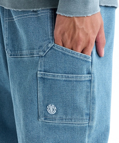 ELEMENT(エレメント)の「ELEMENT/エレメント SHOD PANTS PAINT ロンパン BG021702(その他パンツ・メンズ・スミクロ/ライトインディゴブルー/ダークインディゴブルー・XL/L/M)」の14枚目の写真