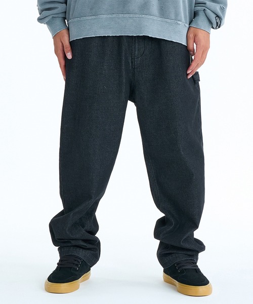 ELEMENT(エレメント)の「ELEMENT/エレメント SHOD PANTS PAINT ロンパン BG021702(その他パンツ・メンズ・スミクロ/ライトインディゴブルー/ダークインディゴブルー・XL/L/M)」の4枚目の写真