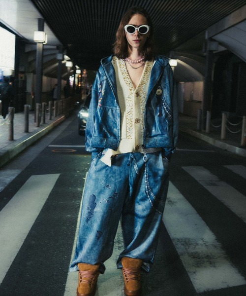 ROYAL FLASH（ロイヤルフラッシュ）の「TALKING ABOUT THE ABSTRACTION/トーキングアバウトジアブストラクション/別注SWEAT ACC PARKA（パーカー・メンズ・ブラック/グレー・S/L/M）」の3枚目の写真