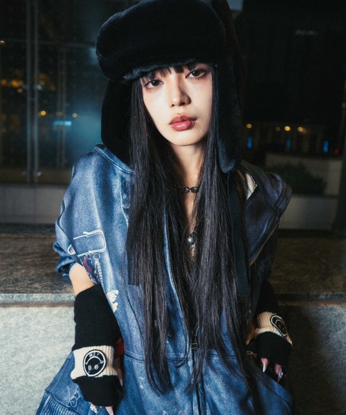 ROYAL FLASH（ロイヤルフラッシュ）の「TALKING ABOUT THE ABSTRACTION/トーキングアバウトジアブストラクション/別注SWEAT ACC PARKA（パーカー・メンズ・ブラック/グレー・S/L/M）」の14枚目の写真