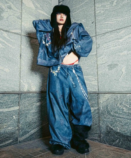 ROYAL FLASH（ロイヤルフラッシュ）の「TALKING ABOUT THE ABSTRACTION/トーキングアバウトジアブストラクション/別注SWEAT ACC PARKA（パーカー・メンズ・ブラック/グレー・S/L/M）」の16枚目の写真