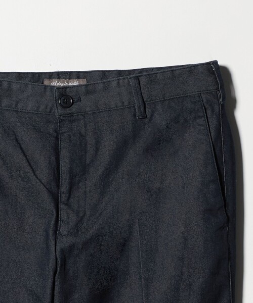 A DAY IN THE LIFE UNITED ARROWS(アデイインザライフユナイテッドアローズ)の「シャンブレー ツイル ノープリーツスラックス<A DAY IN THE LIFE>(スラックス・メンズ・ベージュ/ネイビー/ブラック・M/L/S/XL)」の19枚目の写真