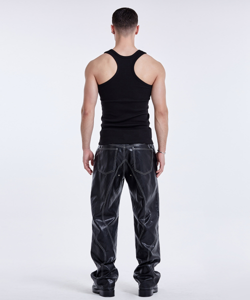 51%（フィフティーワンパーセント）の「Basic curve sleeveless - Black（Tシャツ/カットソー・メンズ・その他・L/M/XL）」の6枚目の写真