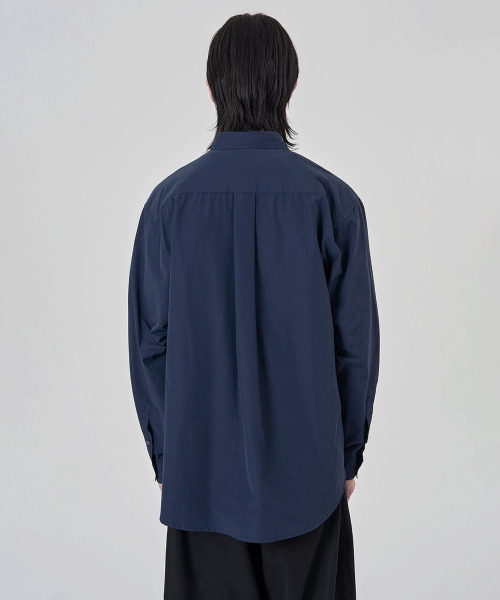 PYEON MA(ピョンマ)の「ビシーアイコットンナイロンシャツ - ネイビー(シャツ/ブラウス・メンズ・ネイビー・L)」の3枚目の写真