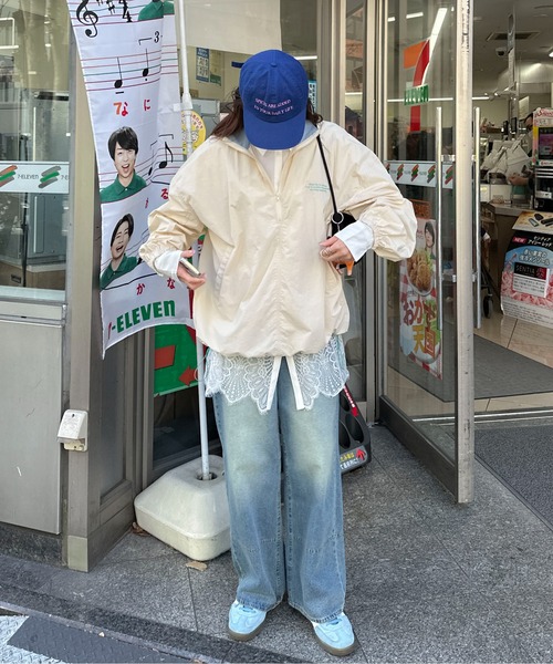 PILIT（ピリット）の「裾レースシャツ（シャツ/ブラウス・レディース・グレー/オフホワイト・MEDIUM）」の19枚目の写真