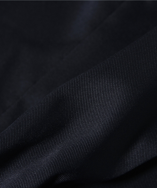 LOUNGEDRESS（ラウンジドレス）の「Wサテンフレアミニスカート（スカート・レディース・ネイビー/ブラック・ﾌﾘ-）」の12枚目の写真