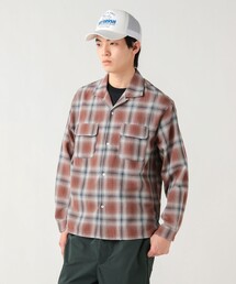 BEAMS HEART | 【4/23値下げ】オンブレチェック オープンカラーシャツ（ユニセックス）(シャツ/ブラウス)