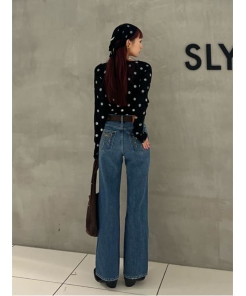 MICHIXSLY JW STRAIGHT PT ミチスライジャストウエストストレート