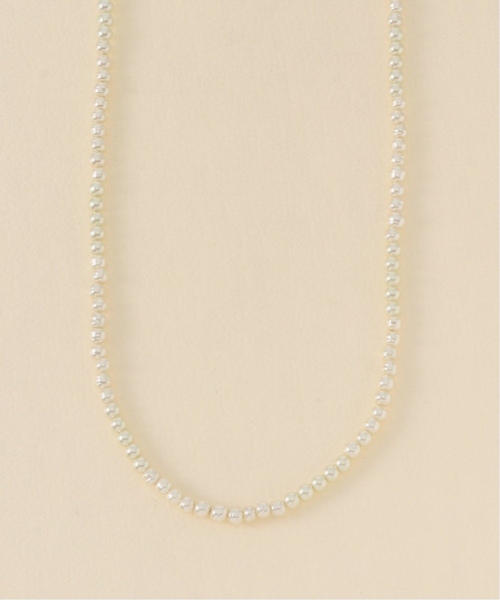 JOURNAL STANDARD relume（ジャーナルスタンダード　レリューム）の「《追加》relumeガラスパールネックレス40cm（ネックレス・レディース・ホワイト・FREE）」の5枚目の写真