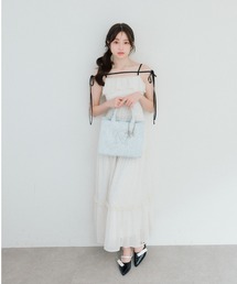 OLIVE des OLIVE | フリルシャーリングティアードキャミワンピ(ワンピース)