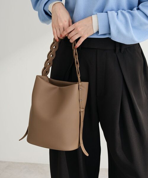 Green　Parks（グリーンパークス）の「2WAYチェーンメイクワンショルダーバッグ（ショルダーバッグ・レディース・ラベンダー/ベージュ/ブラック・FREE）」の4枚目の写真