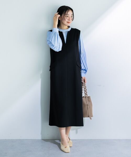 Green　Parks（グリーンパークス）の「2WAYチェーンメイクワンショルダーバッグ（ショルダーバッグ・レディース・ラベンダー/ベージュ/ブラック・FREE）」の8枚目の写真