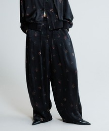 JEANASIS | フラワーサテンコクーンパンツ/645248(その他パンツ)