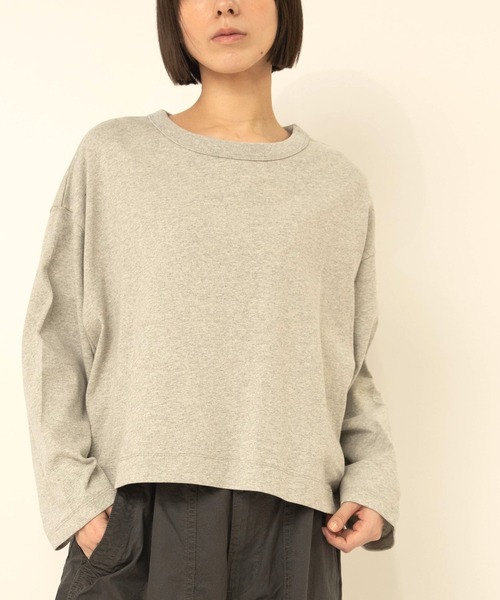 RNA-N(アールエヌエーエヌ)の「M2599 ヴィンテージコットンプルオーバー(Tシャツ/カットソー・レディース・ブルー/グレー/杢グレー/レッド・FREE)」の2枚目の写真