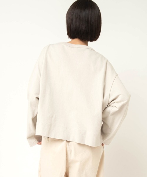RNA-N(アールエヌエーエヌ)の「M2599 ヴィンテージコットンプルオーバー(Tシャツ/カットソー・レディース・ブルー/グレー/杢グレー/レッド・FREE)」の7枚目の写真