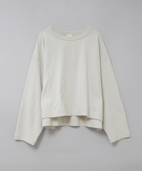RNA-N(アールエヌエーエヌ)の「M2599 ヴィンテージコットンプルオーバー(Tシャツ/カットソー・レディース・ブルー/グレー/杢グレー/レッド・FREE)」の8枚目の写真