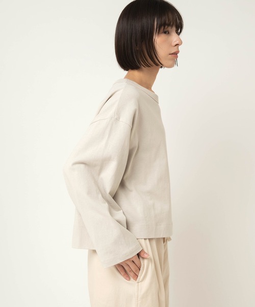 RNA-N(アールエヌエーエヌ)の「M2599 ヴィンテージコットンプルオーバー(Tシャツ/カットソー・レディース・ブルー/グレー/杢グレー/レッド・FREE)」の6枚目の写真