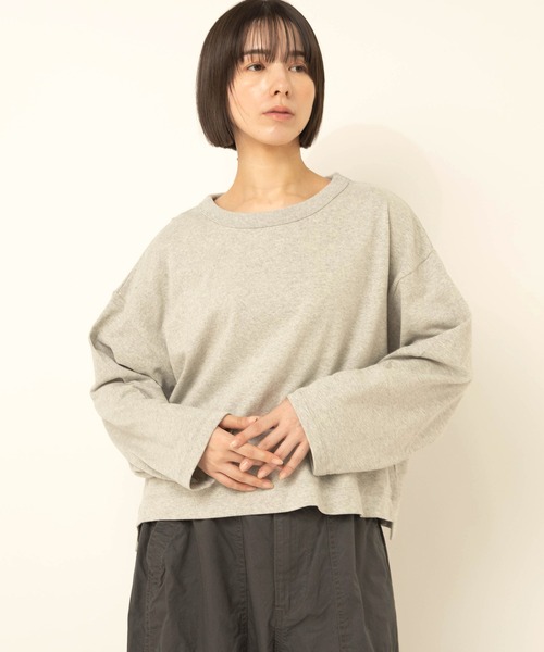 RNA-N(アールエヌエーエヌ)の「M2599 ヴィンテージコットンプルオーバー(Tシャツ/カットソー・レディース・ブルー/グレー/杢グレー/レッド・FREE)」の22枚目の写真