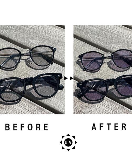 tk.TAKEO KIKUCHI（ティーケータケオキクチ）の「【UVカット】調光サングラス/紫外線カット/アイウェア/COLOR SUNGLASSES（サングラス・メンズ・ブラック系/ブラック・00）」の4枚目の写真