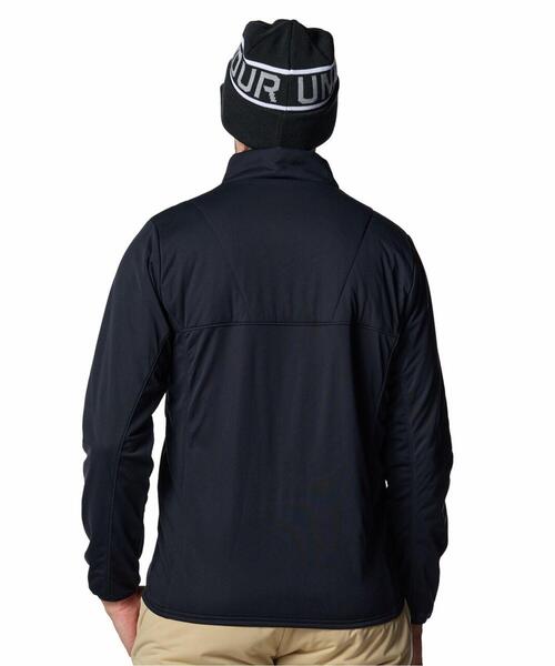 UNDER ARMOUR(アンダーアーマー)の「UAドライブ プロ インサレーテッド ハイブリッド フルジップ ジャケット(ゴルフ/メンズ)(その他アウター・メンズ・ブラック・M/2XL/XL/L)」の2枚目の写真