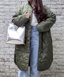 styiro（スタイロ）の「軽さも、きちんと感も。毎日にちょうどいいロングキルティングジャケット コート（ダウンジャケット/コート）」