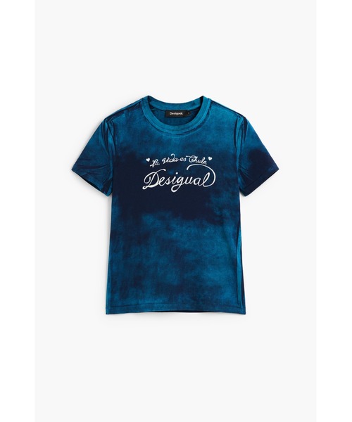 セール】Desigualフロッキープリント半袖Tシャツ 2026年春夏 新作（T