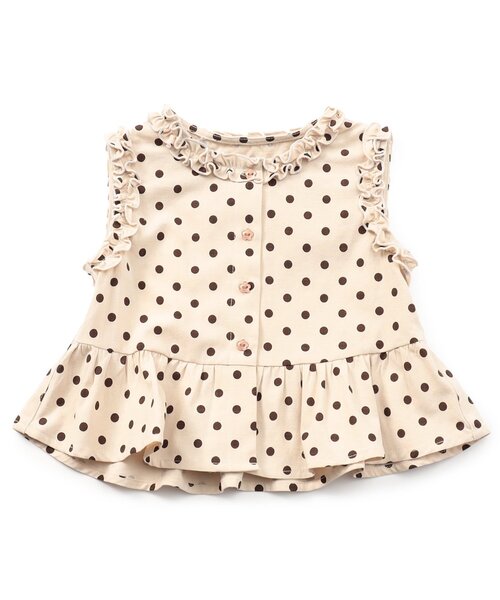 apres les cours（アプレレクール）の「【WEB限定】サロペット風セットアップ_ジュニア対応（セットアップ・キッズ・ブラック/レッド/ベージュ・120/110/100/90/80/140/130）」の15枚目の写真