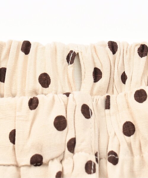 apres les cours（アプレレクール）の「【WEB限定】サロペット風セットアップ_ジュニア対応（セットアップ・キッズ・ブラック/レッド/ベージュ・120/110/100/90/80/140/130）」の6枚目の写真