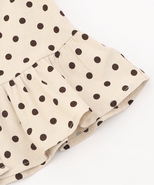 apres les cours（アプレレクール）の「【WEB限定】サロペット風セットアップ_ジュニア対応（セットアップ・キッズ・ブラック/レッド/ベージュ・120/110/100/90/80/140/130）」の14枚目の写真