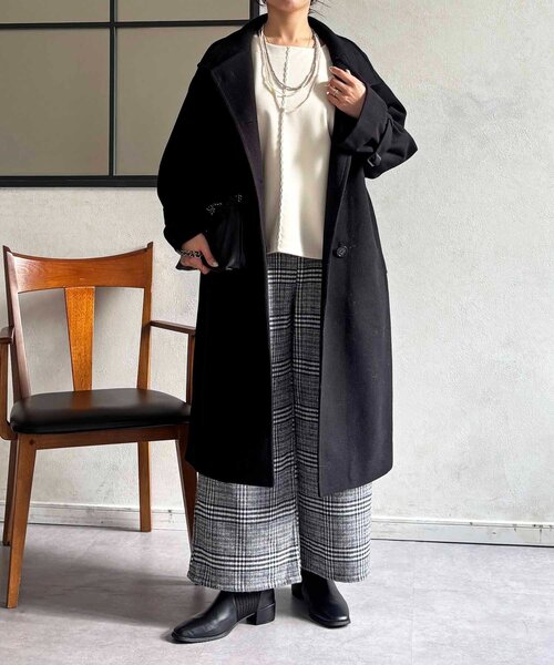 un dix cors（アンディコール）の「スエードドルマンプルオーバー（Tシャツ/カットソー・レディース・ブラック/グレイッシュベージュ/オフホワイト/バイオレット/グレー・FREE）」の11枚目の写真